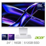 Acer S24-B, Intel Core Ultra 5, 16GB RAM, 512GB SSD, 24 Inch All in One Desktop PC, DQ.BSBEK.001