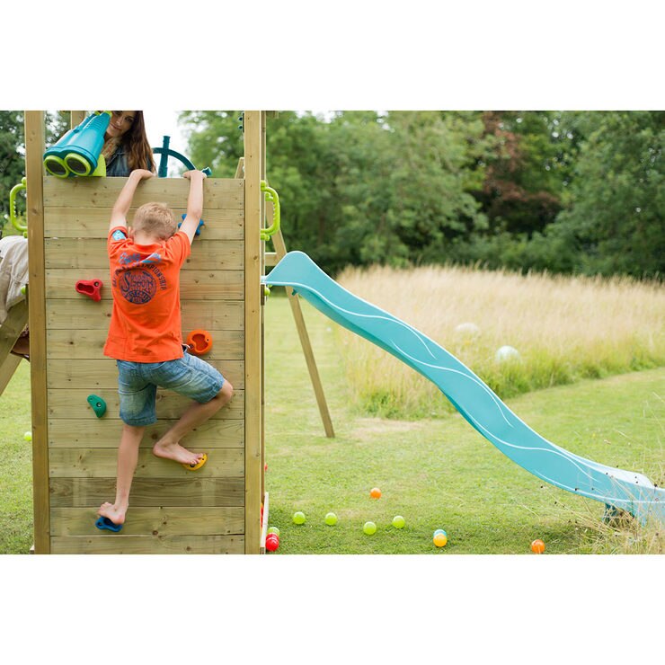 Plum Lookout Tower Wooden Climbing Frame With Swings and Monkey Bars (3+ Years) Costco UK
