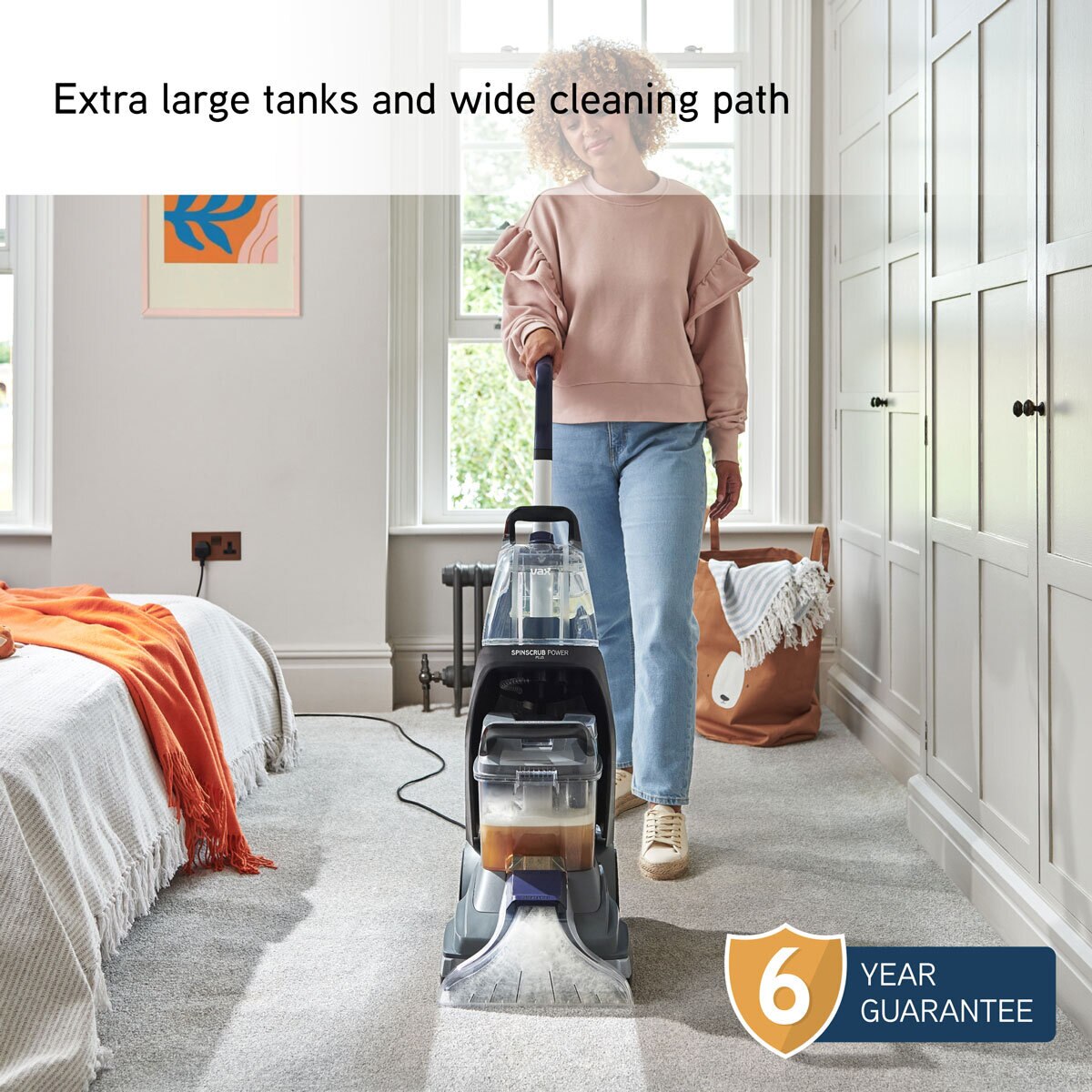 VAX SpinScrub Power Carpet Washer Lifestyle Image
