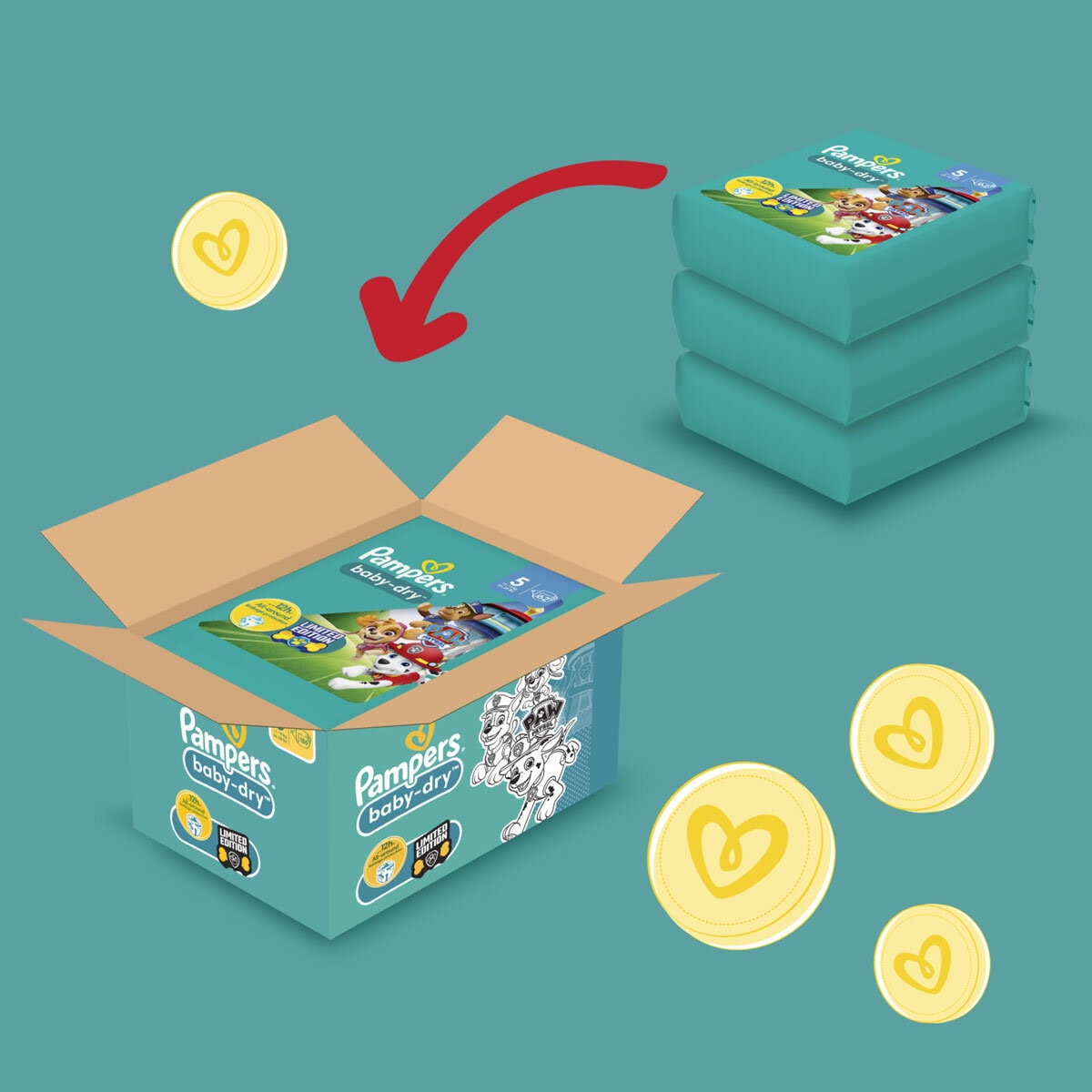 Costco pampers size sales 5