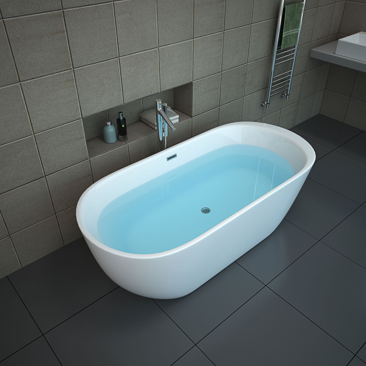Platinum Spas Toulouse Freestanding Modern Bath 1700 X 850 X 600mm Costco Uk Platinum Spas Toulouse Freestanding Modern Bath 1700 X 850 X 600mm Costco Uk