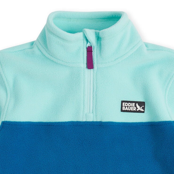 Eddie Bauer Youth Quest Pullover Fleece in Blue Eddie Bauer Youth Quest Pullover Fleece in Blue