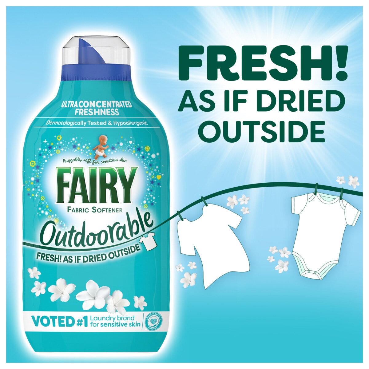 Fresh as if dried outside