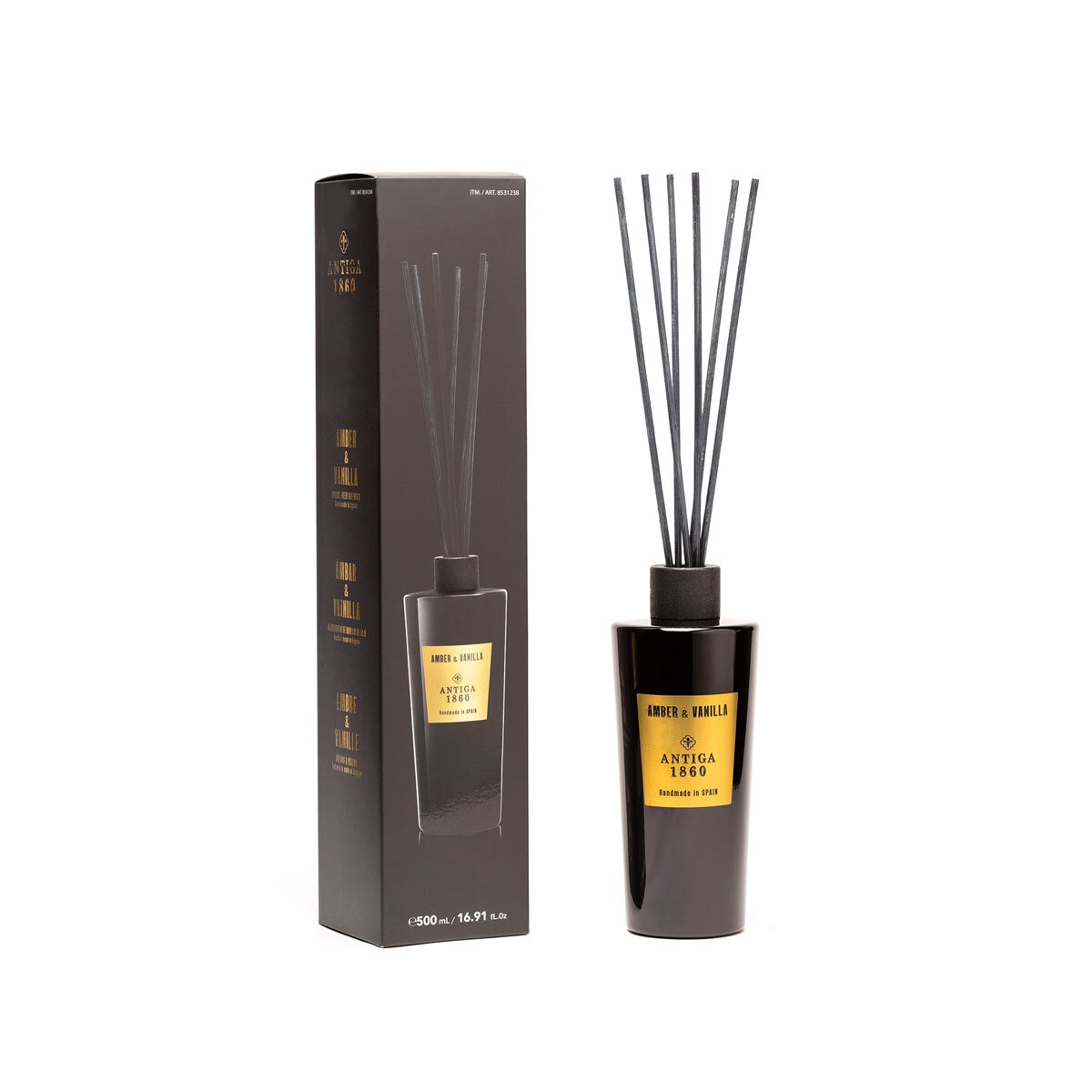 Antiga Reed Diffuser 500ml Amber & Vanilla