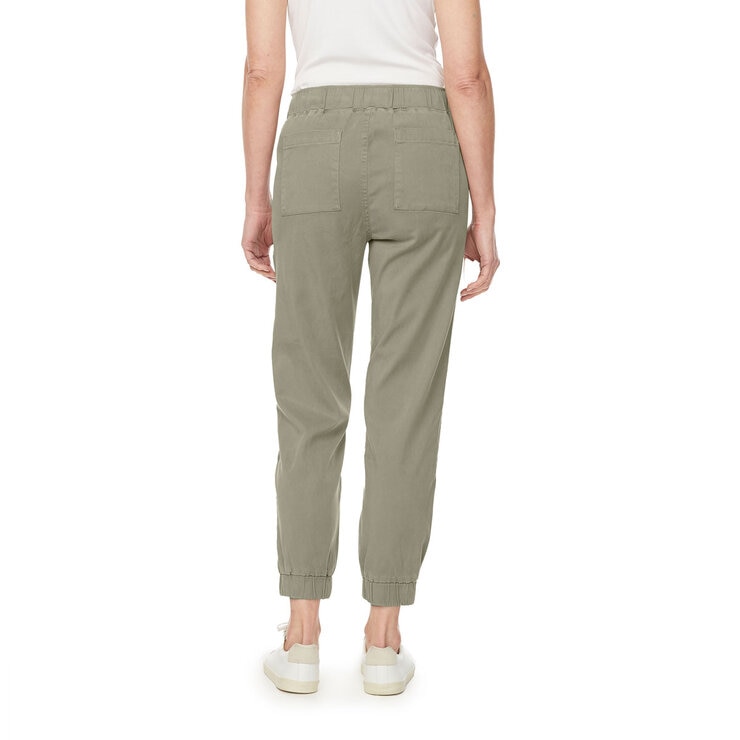 Buffalo Ladies Cargo Tencel Pant in Green