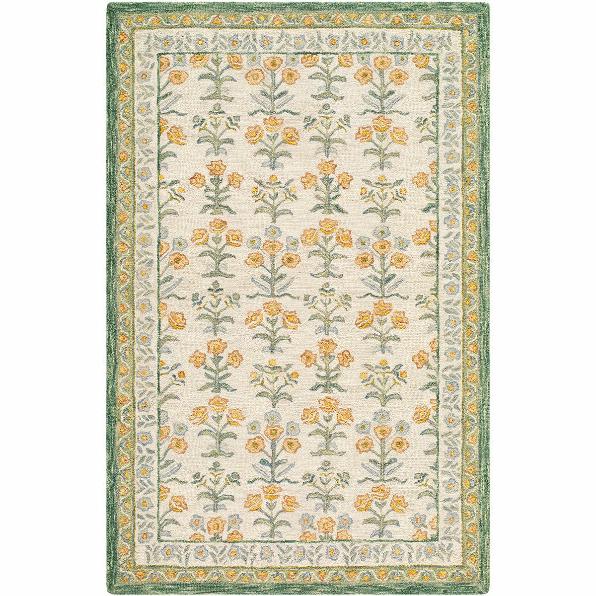 Livabliss Fairfax Green Wool Rug, In 2 Sizes Livabliss Fairfax Green Wool Rug, In 2 Sizes