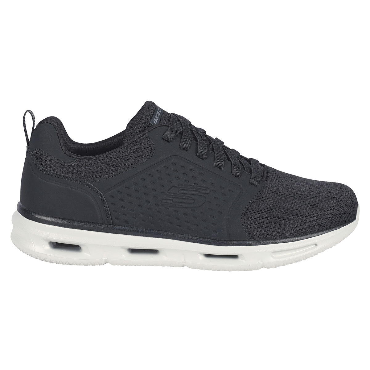 Skechers Men's Glide Lite Trainer in Black, Size 10