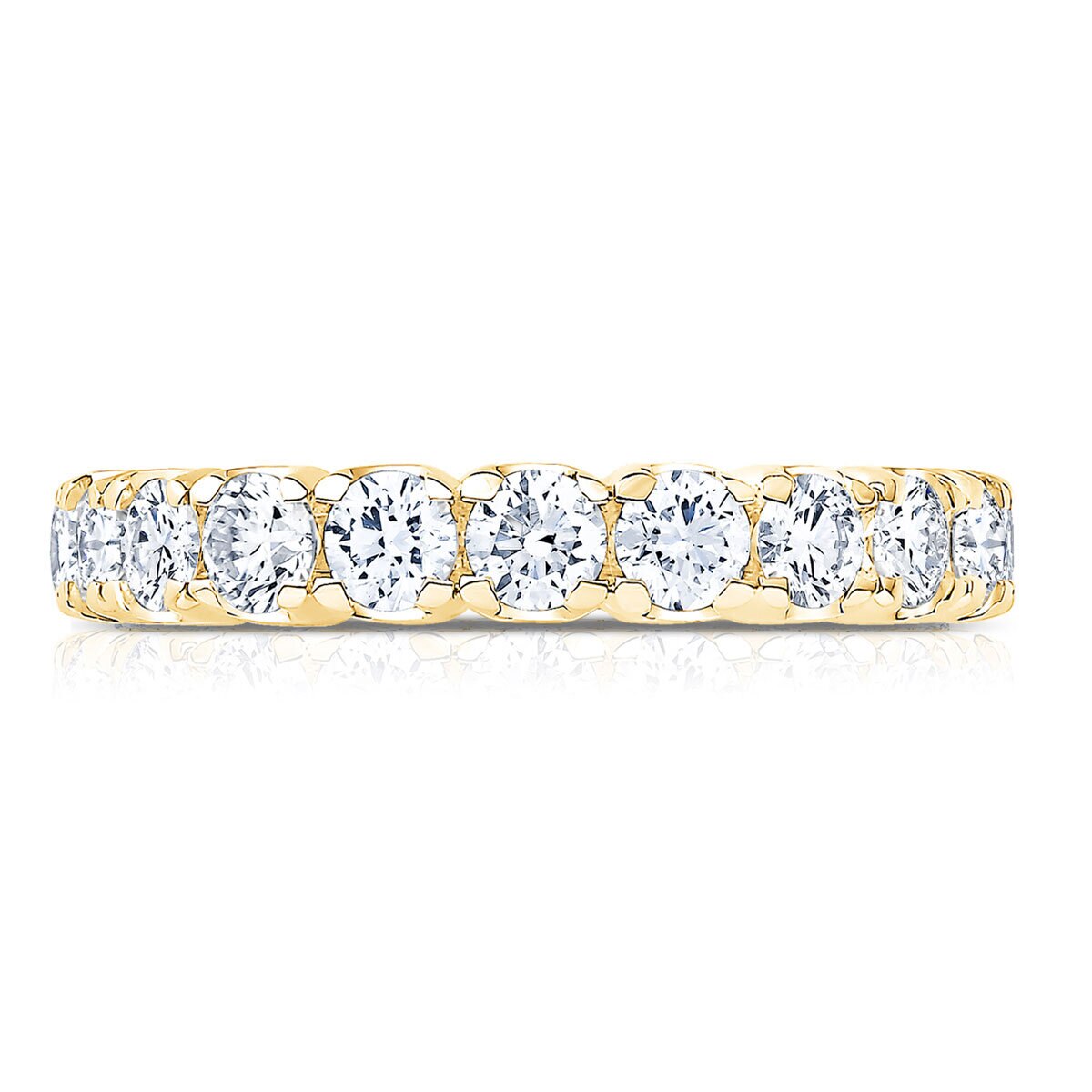 2.00ctw Round Brilliant Cut Diamond Eternity Ring, 18ct Yellow Gold