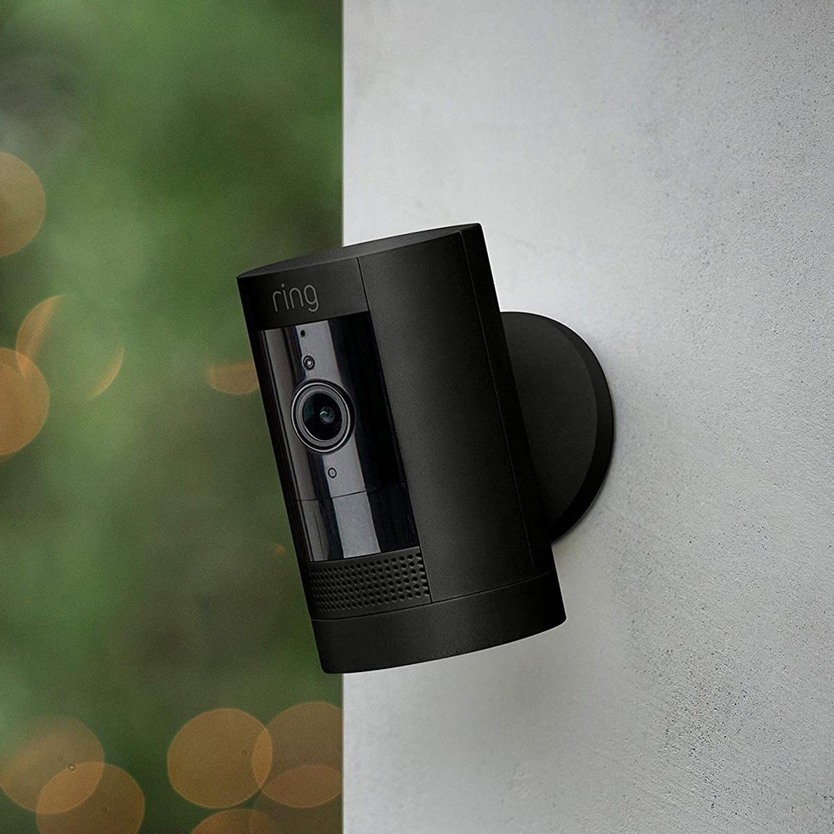 Lifestyle image of stick up cam on wall