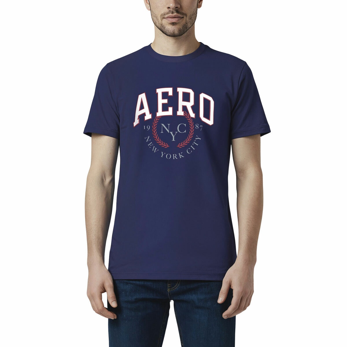 Aeropostale Men's T-Shirt in Navy