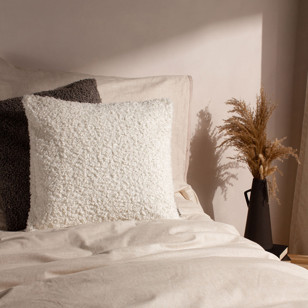 Furn Cabu Reversible Boucle Cushion 2 Pack in 5 colours, 45 x 45 cm