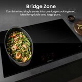 Hisense Hi6 HI8421BSC 80cm Induction Hob with Bridge Zone, in Black