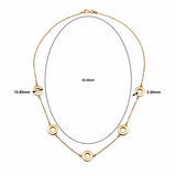 14ct Yellow Gold Love Circles Necklace 14ct Yellow Gold Love Circles Necklace
