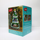 Disney 17.5 Inch (44.5cm) Animated Christmas Tree Table Top Ornament with LED Lights & Sounds