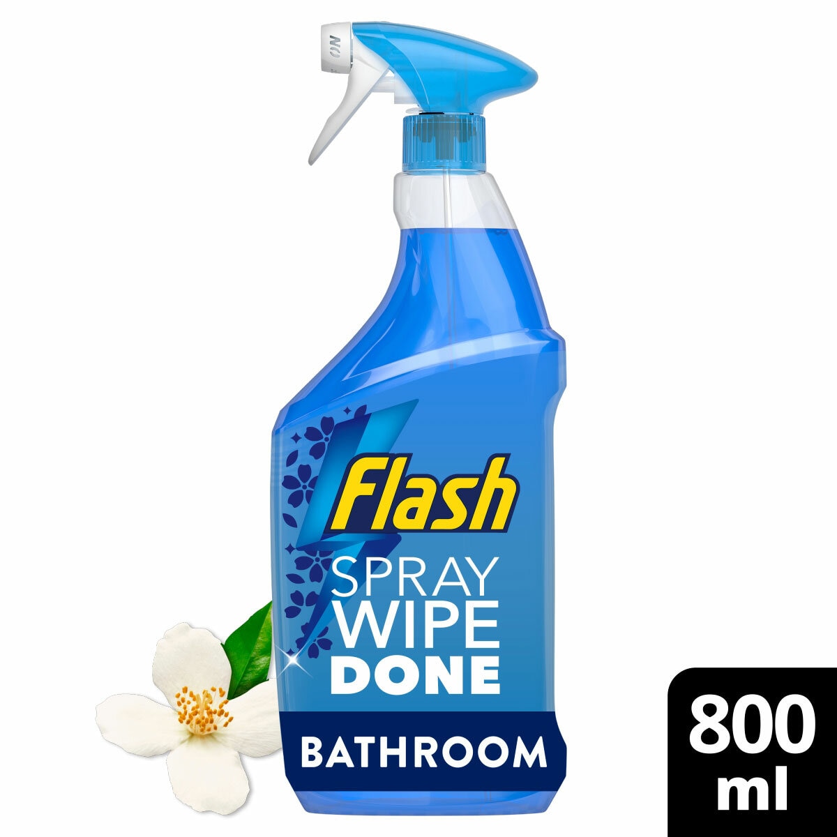 Flash Spray Wipe Done Bathroom, 800ml