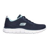Skechers Ladies Track Staple Trainer in Navy