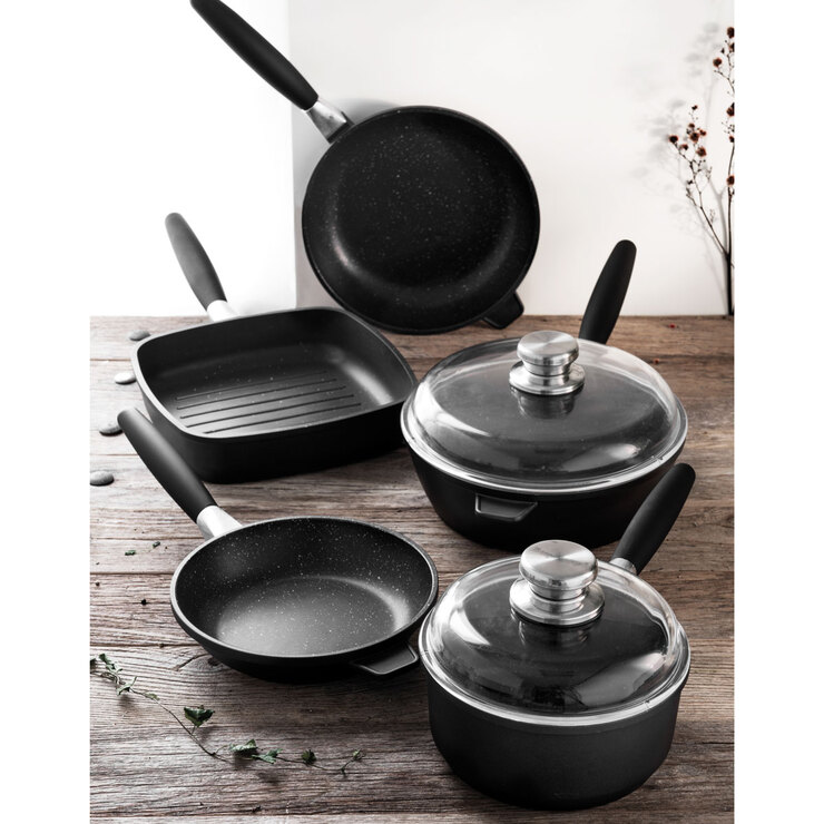 BergHOFF Champion Eurocast 7 Piece Cookware Set Costco UK