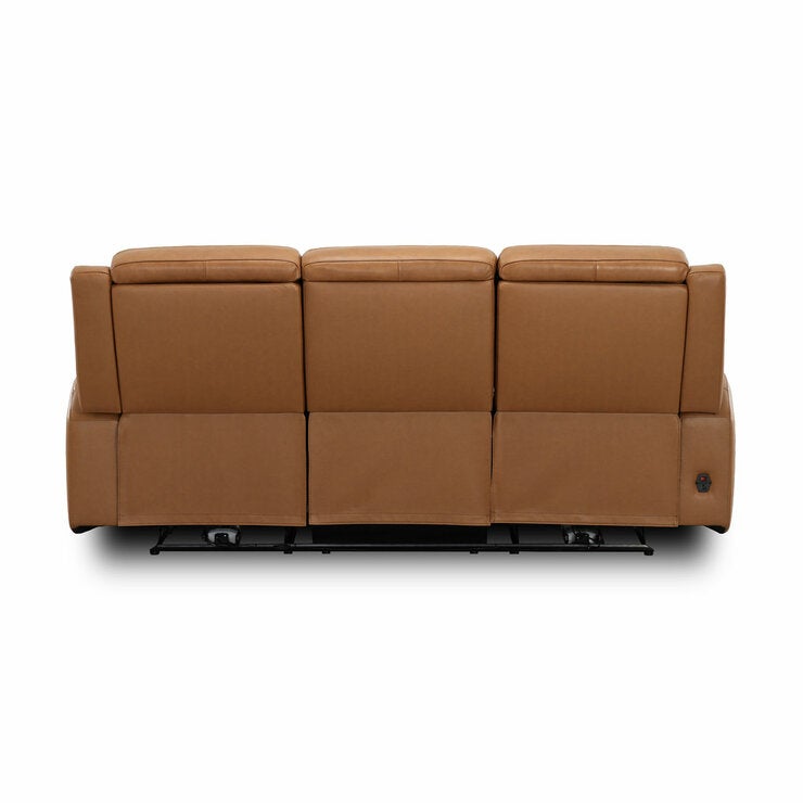 Simon Li Wren Brown Leather 3 Seater Sofa with Power Recliner & Power Headrest Simon Li Wren Brown Leather 3 Seater Sofa with Power Recliner & Power Headrest