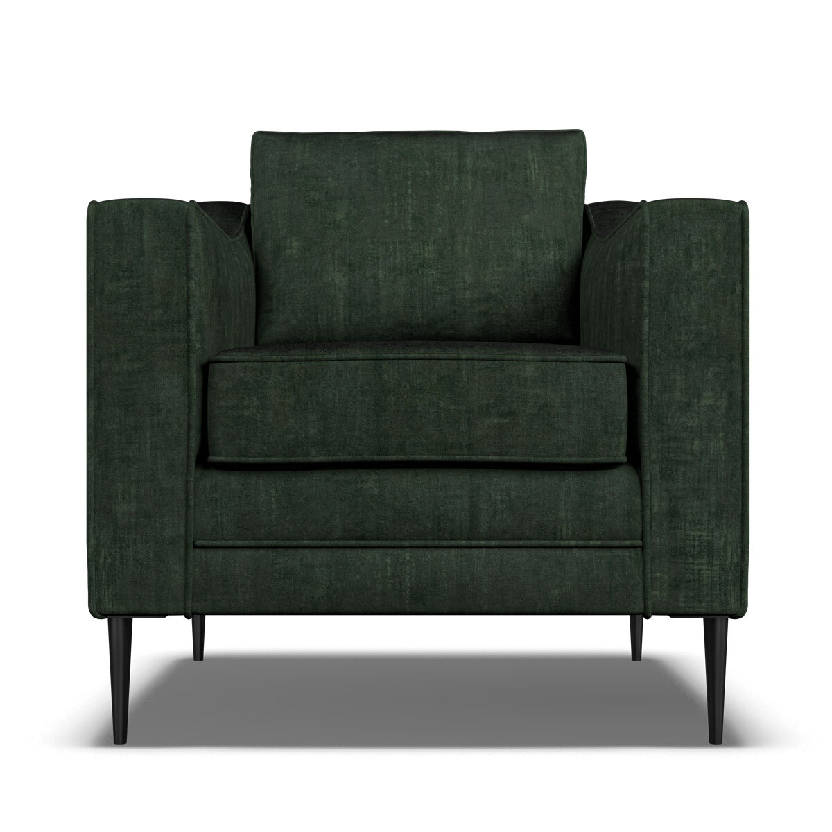 Aspen Velvet Armchair, Green