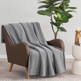 Berkshire Textured Chenille Throw in 3 Colours, 152 x 178 cm