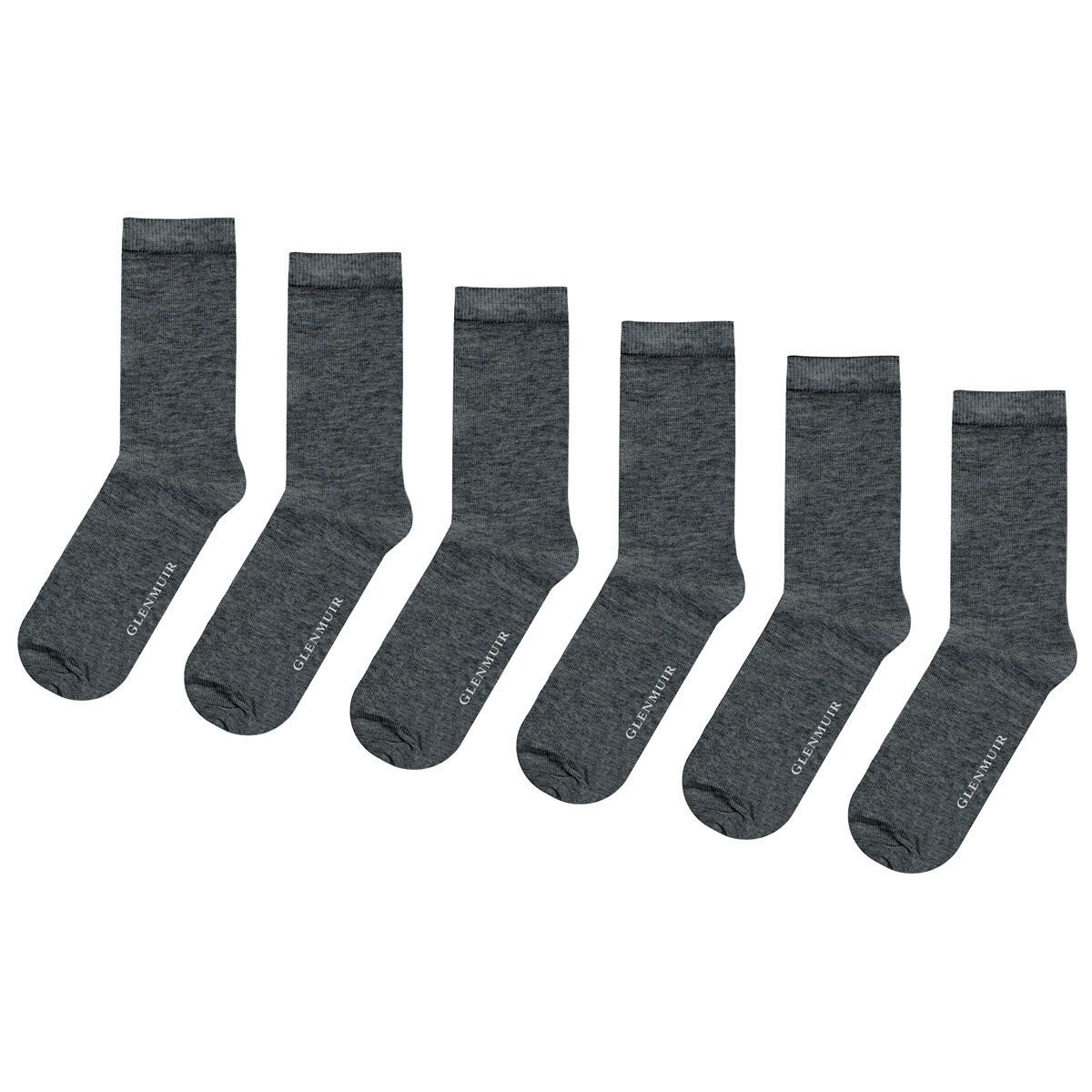 Glenmuir Women's 2 x 3 Pack Bamboo Socks in 2 Colours and Size 4-8