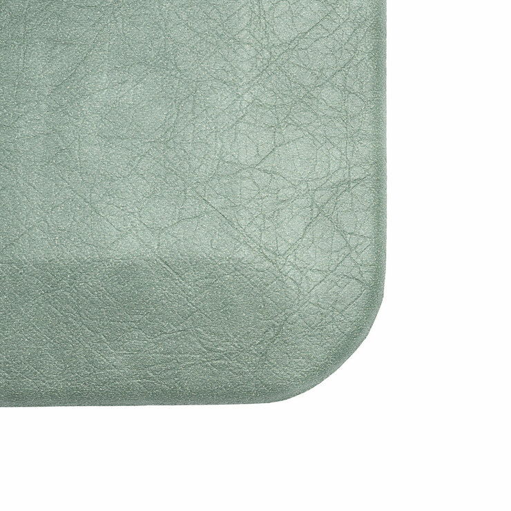 A close‑up of a Sage green anti‑fatigue mat