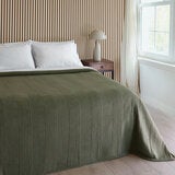 Safdie Cotton Blend Green Jersey Blanket, 224 x 234 cm Safdie Cotton Blend Green Jersey Blanket, 224 x 234 cm