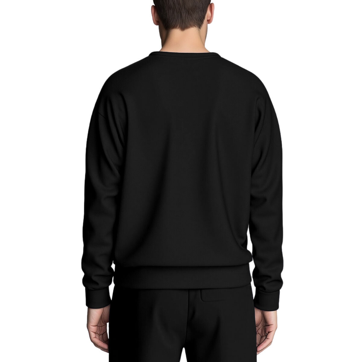 Aeropostale Men's Crew Neck Sweater in Black