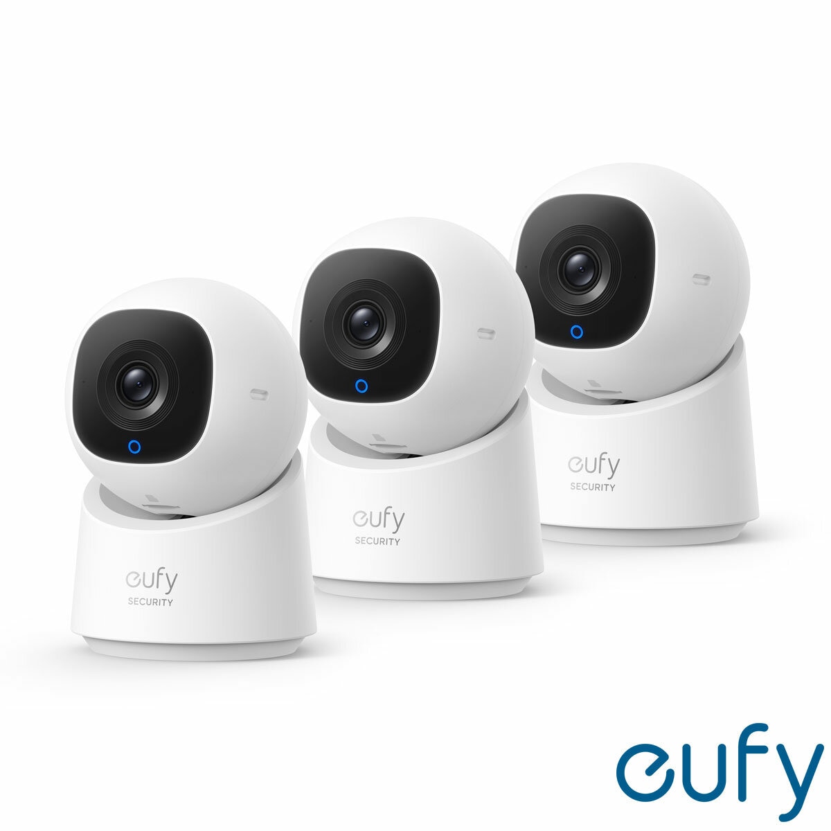 eufy C220 2K Pan-Tilt Smart Indoor Camera 3 Pack - No Monthly Fees eufy C220 2K Pan-Tilt Smart Indoor Camera 3 Pack - No Monthly Fees