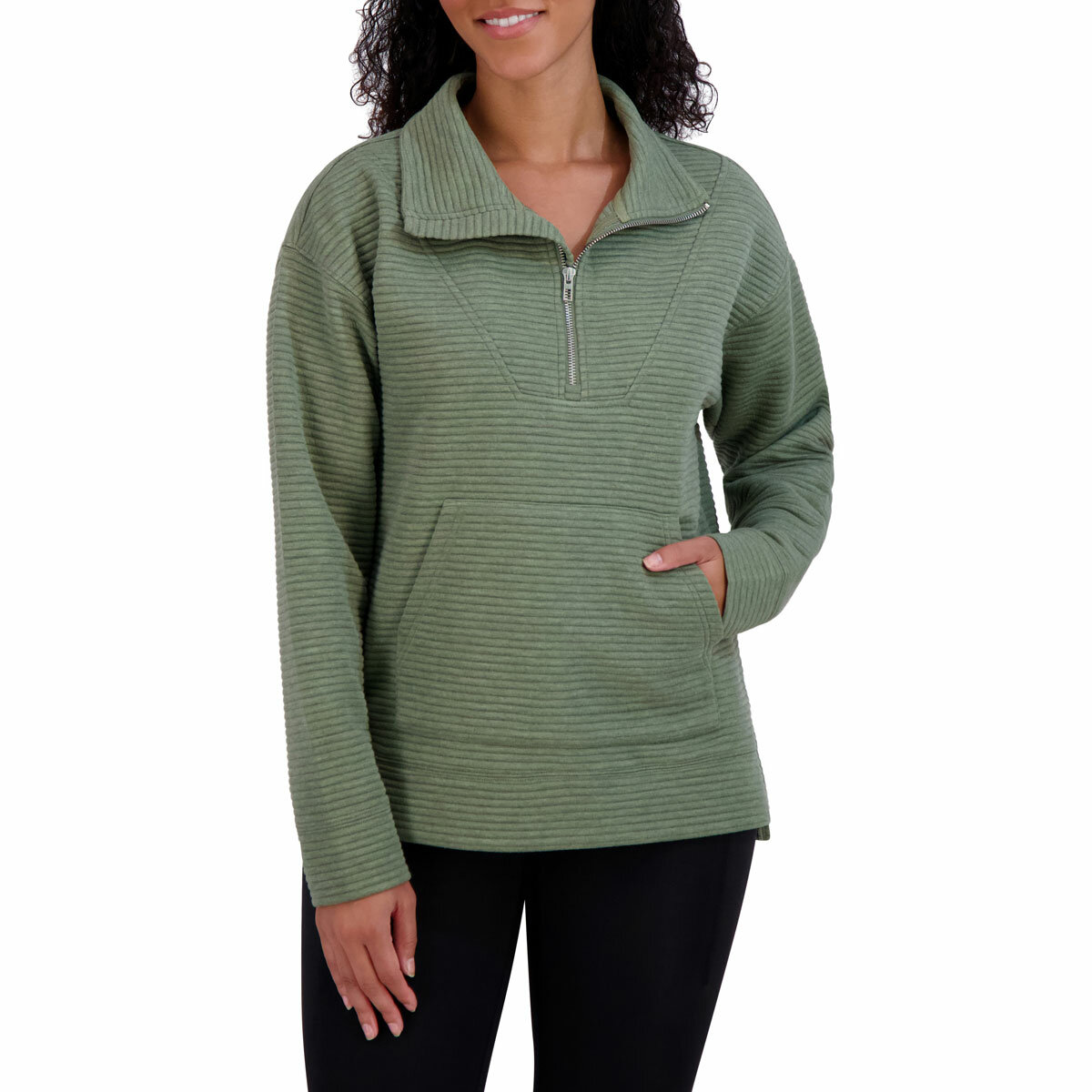 Kirkland Signature Ladies Ottoman 1/2 Zip
