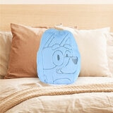 Disney Character Faux Rabbit Fur Oversized Cushion, Bluey