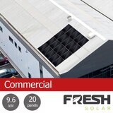Fresh Solar Commercial 9.6kW Solar PV System [20 Panels] - Fully Installed
