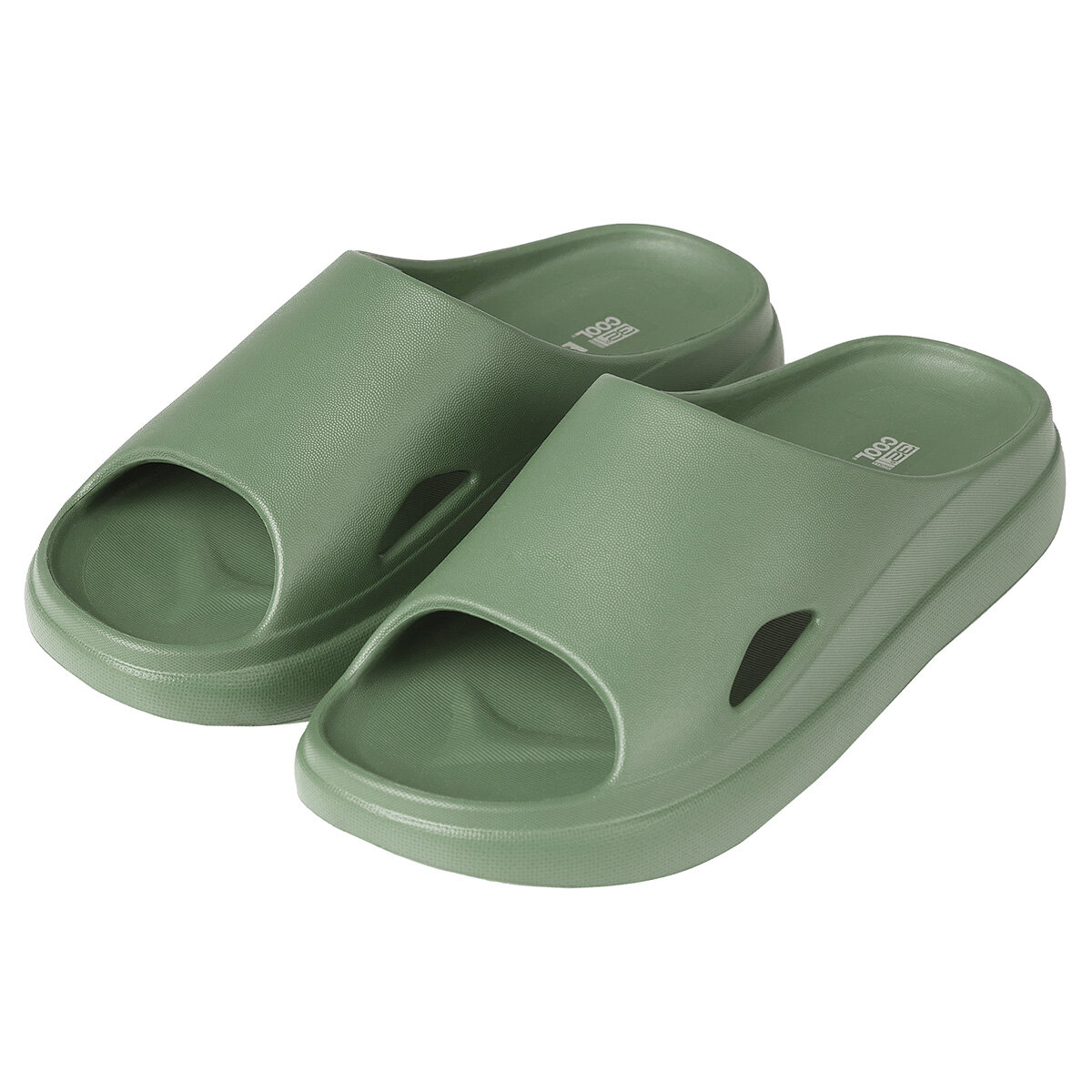 32 Degrees Unisex Cushion Slides in Green 32 Degrees Unisex Cushion Slides in Green