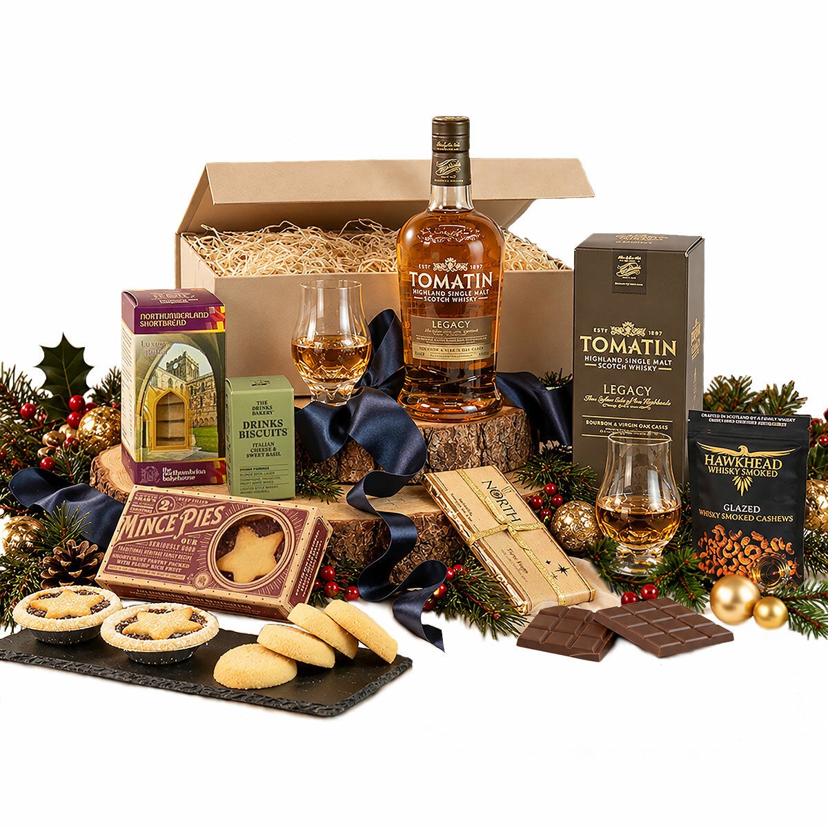 The Tomatin Christmas Whiskey Tipple Hamper