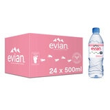 box of water and 1 bottle next to it