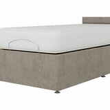Highgrove Fenton Taupe Fabric Electric Adjustable Bed Base With Medium Memory Foam Mattress Highgrove Fenton Taupe Fabric Electric Adjustable Bed Base With Medium Memory Foam Mattress