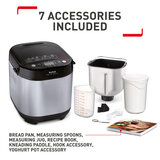 Description of accessories included with Tefal Breadmaker