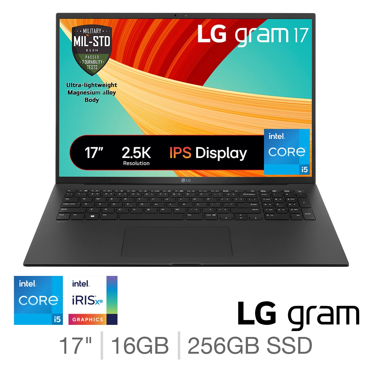 LG gram, Intel Core i5, 16GB RAM, 256GB SSD, 14 Inch Laptop, 14Z90RU-G.AP52A1