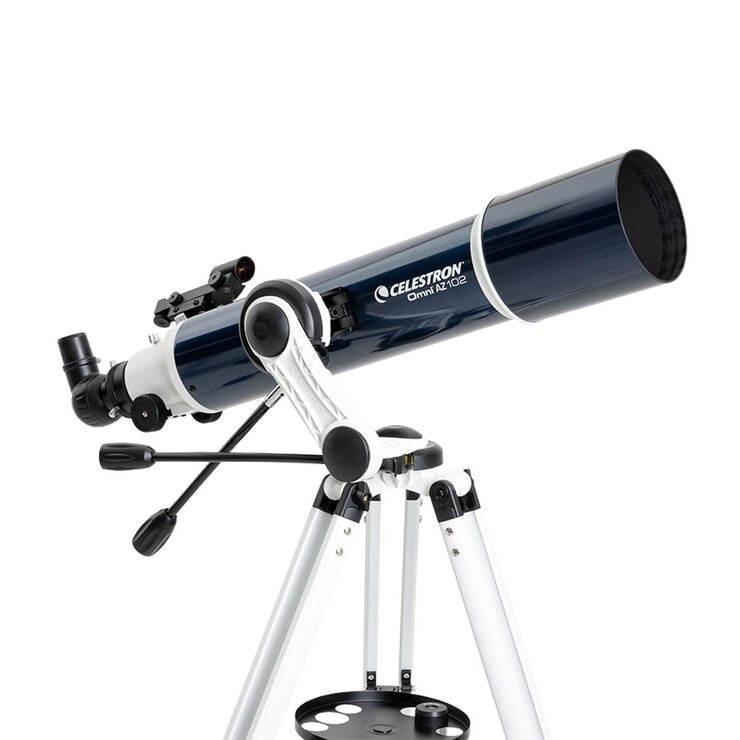 Celestron Omni AZ102 Refractor Telescope with Smartphone Adapter