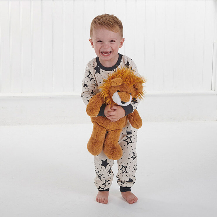 Boy Holding Lion Boy Holding Lion
