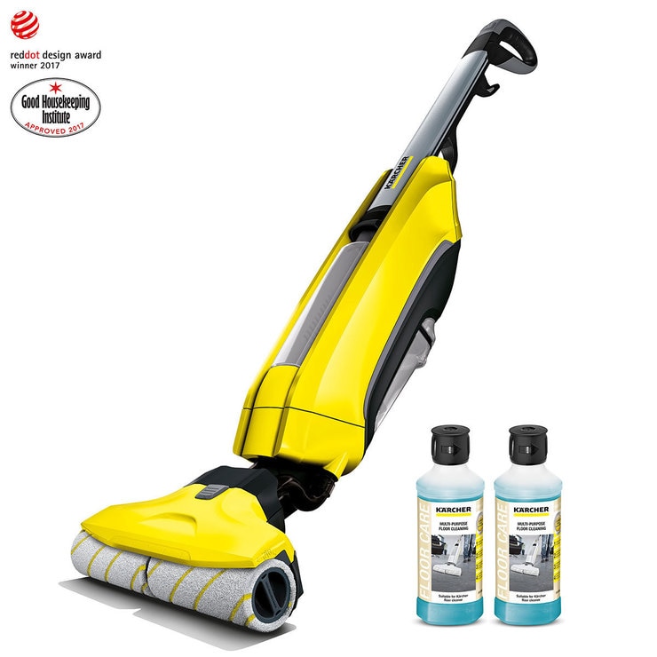 Karcher FC5 Hard Floor Cleaner with 2 x 500ml Detergent Costco UK