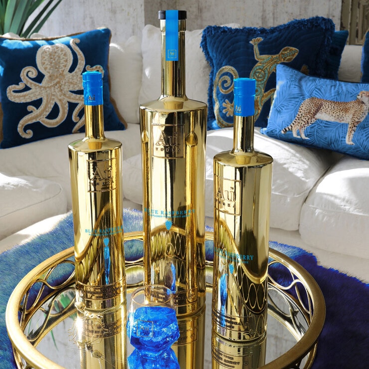 AU Vodka Blue Raspberry, 3L