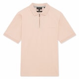 Ted Baker Men's Cyrile Zip Polo Shirt in Rose