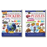 Wonders of Learning Activity Book in 2 Options: Stickers or Puzzles