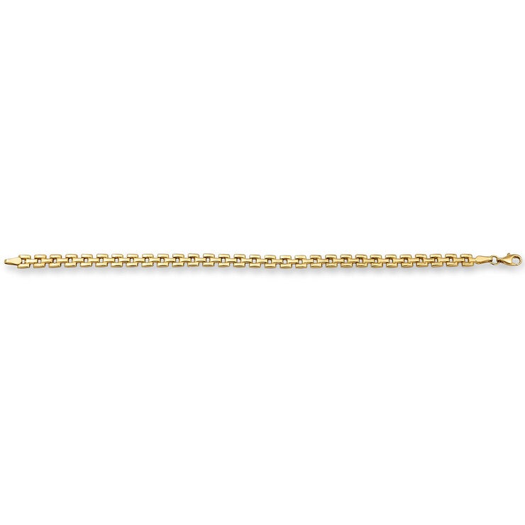 14ct Yellow Gold Square Link Bracelet 14ct Yellow Gold Square Link Bracelet