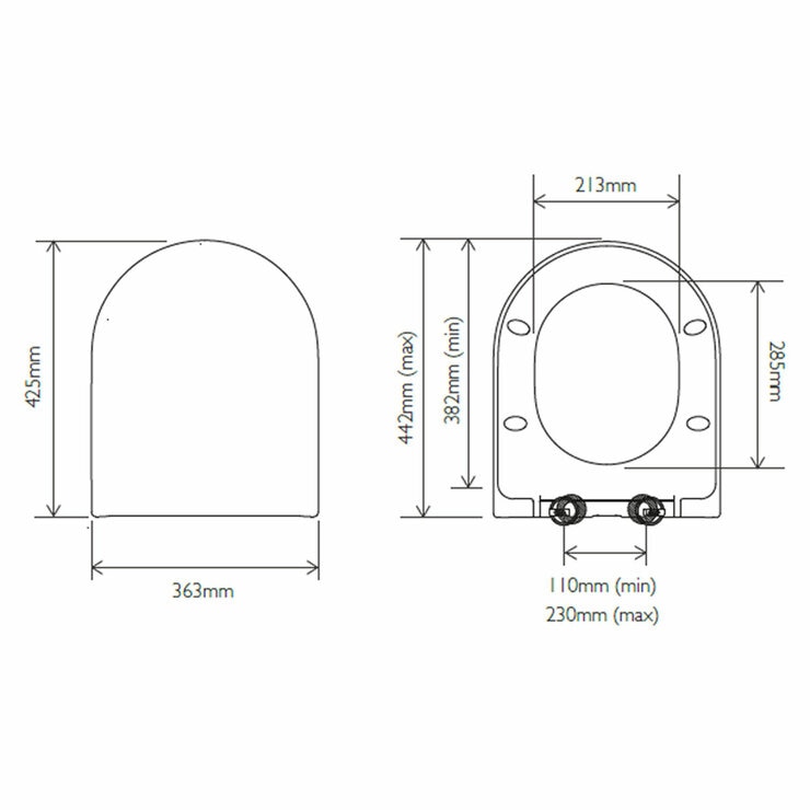Tavistock Lindo Soft Close Toilet Seat