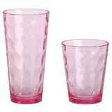 Tritan Hammered 12 Piece Coloured Drinkware Set