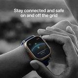 Buy Apple Watch Ultra 3 GPS + Cellular, 49mm Natural Titanium Case with Anchor Blue Ocean Band, MEWH4DH/A at costco.co.uk