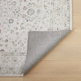 Concept Looms Liberty Cream Washable Rug, in 3 Sizes