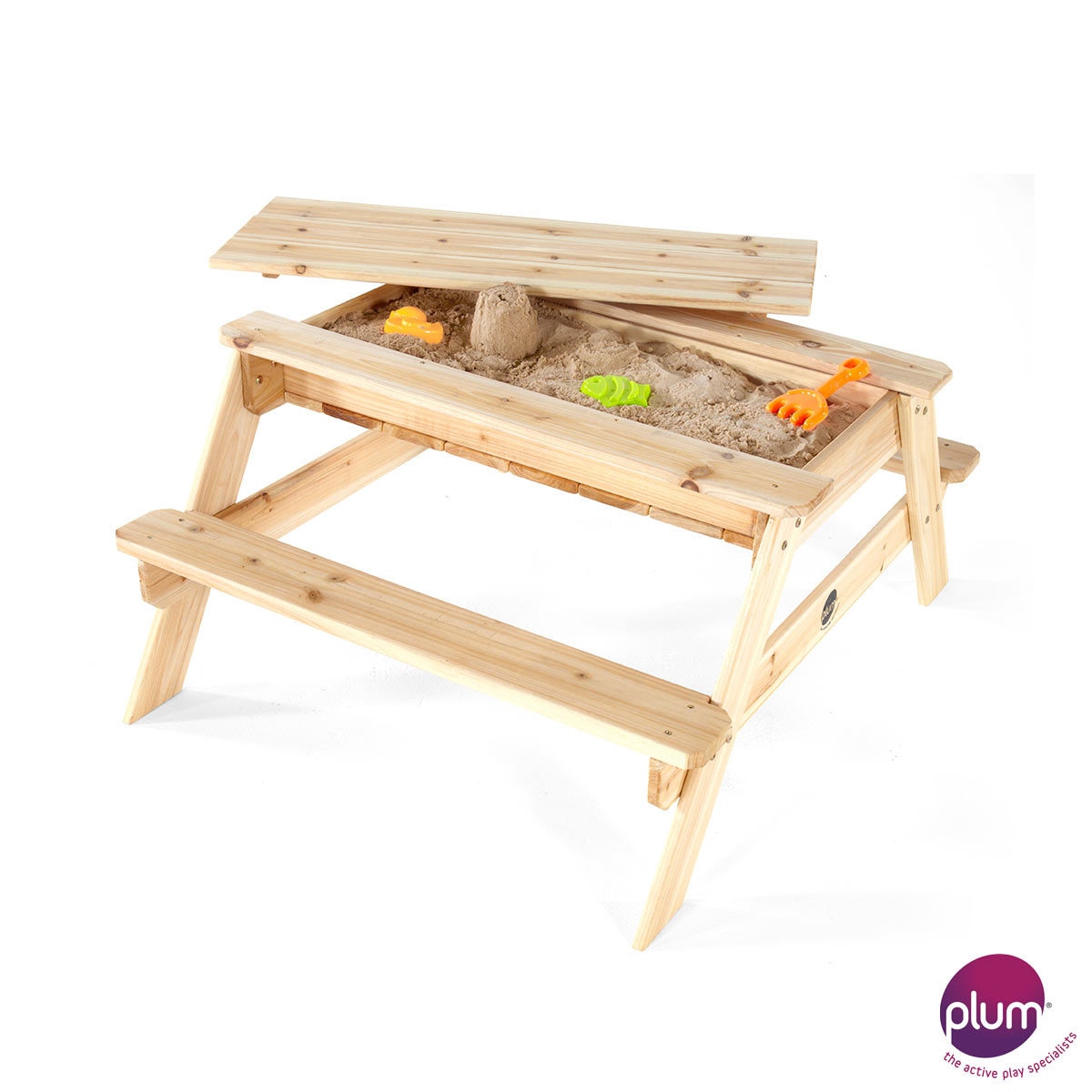 Plum Wooden Sand And Picnic Table (18+ Months)